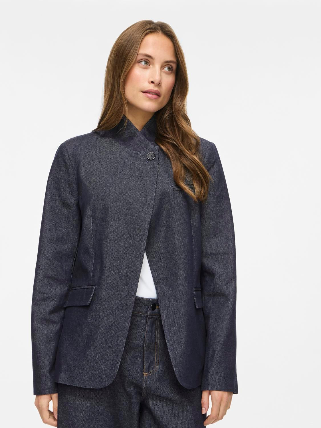 VILEATA Blazer - Dark Blue Denim - VERO MODA & VILA Bergvik
